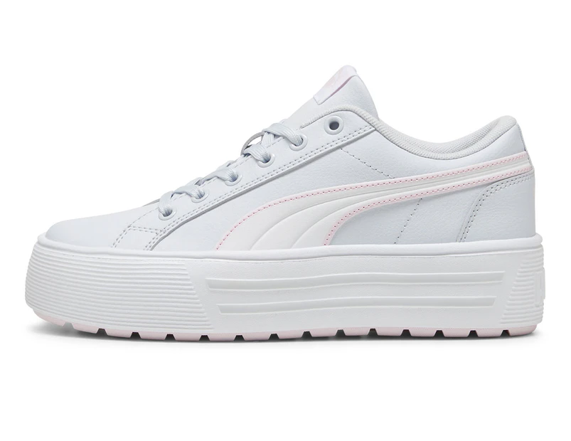 Puma Women's Kaia 2.0 Platform Sneakers - Silver Mist/White/Whisp Of Pink