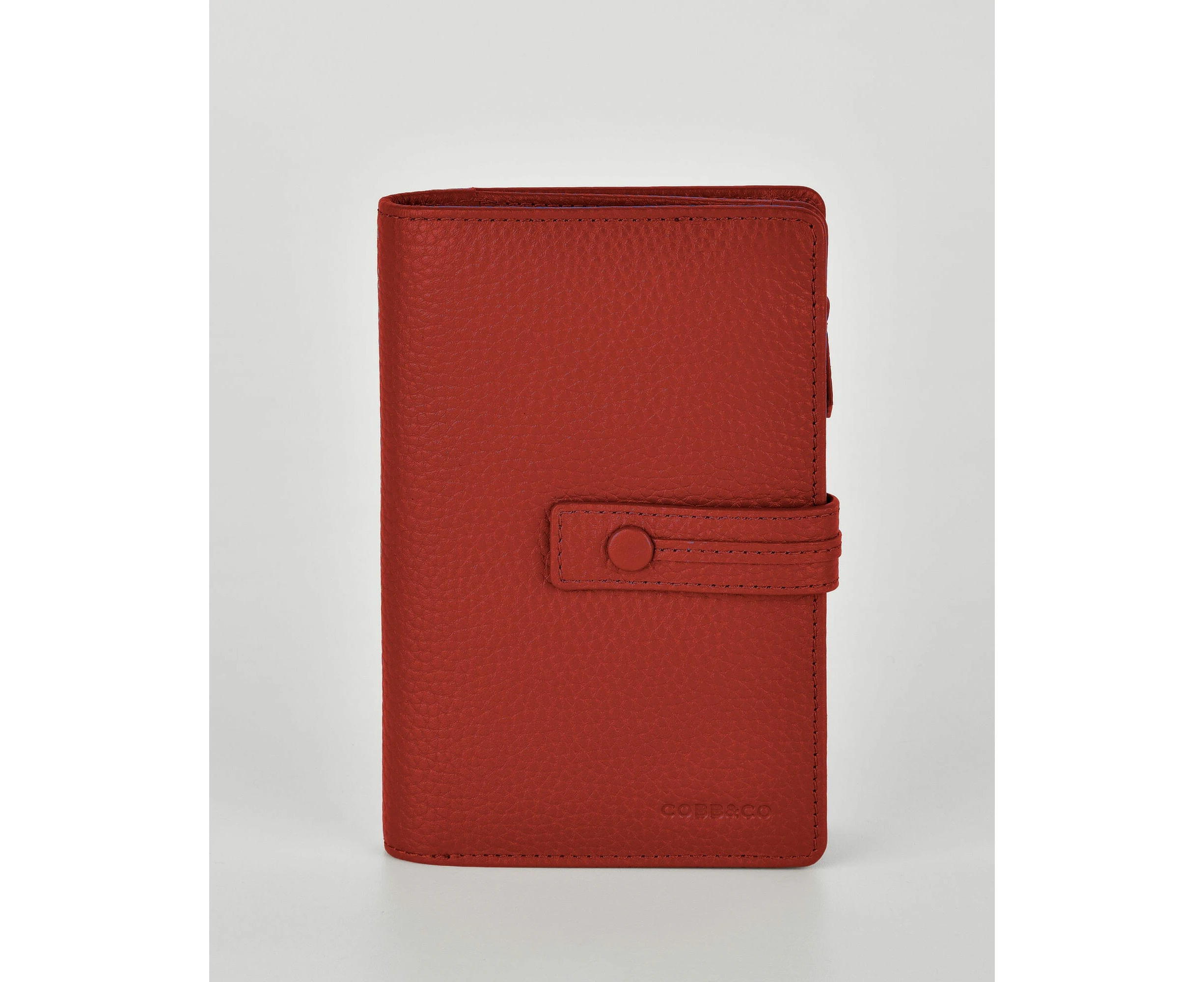 Cobb & Co Epsom RFID Blocking Leather Wallet - Red