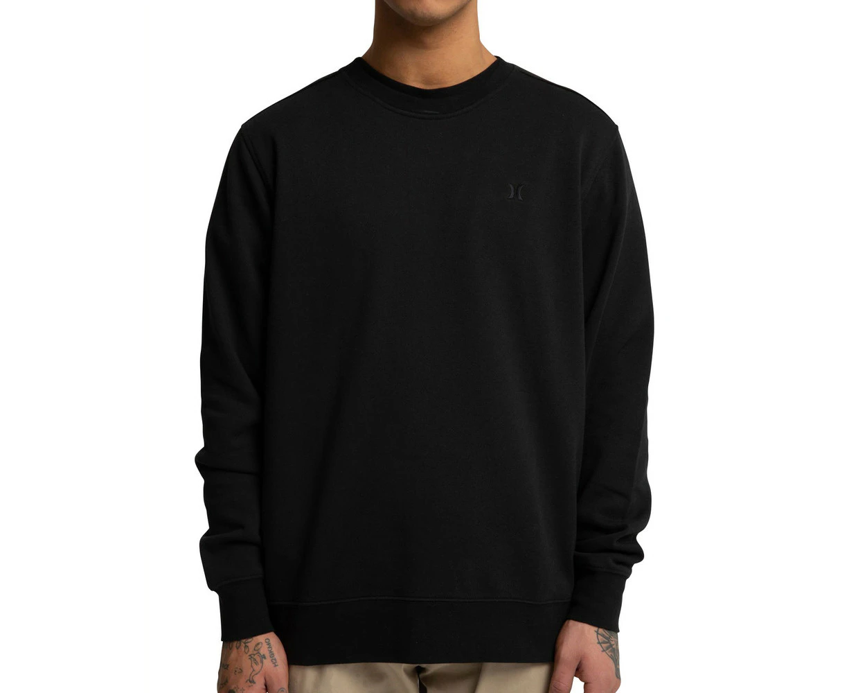 Hurley Essentials Crew Mens in Black