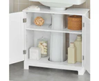 Bathroom Under Sink Cabinet,Suitable for Pedestal Sinks