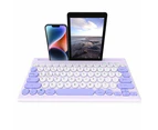 Bluetooth Wireless Keyboard with Built-in Holder for Tab iPhone ipad Samsung