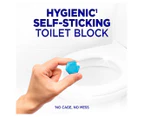 Harpic Hygienic & Fresh Sticker Adhesive Toilet Block Marine 2pk