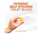 Harpic Hygienic & Fresh Sticker Adhesive Toilet Block Citrus 2pk