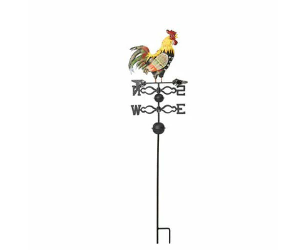 Height Iron Rooster Weathervane Roof Mount Weather Vane Wind