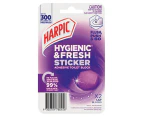 Harpic Hygienic & Fresh Sticker Adhesive Toilet Block Lily 2pk