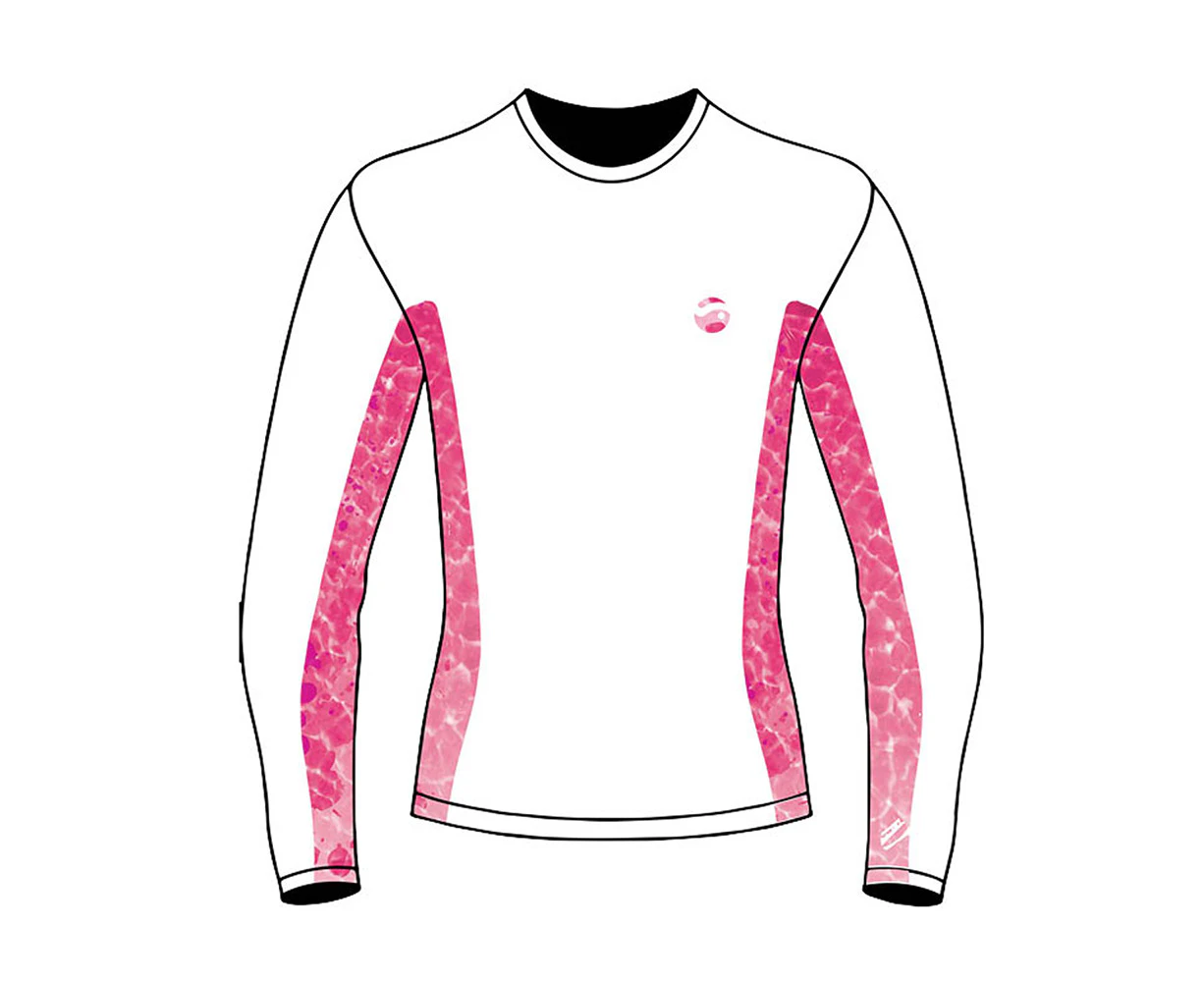 AFN Solar Shirt Long Sleeve Breathable Sports Outdoor Fishing Range Pink - Multicoloured