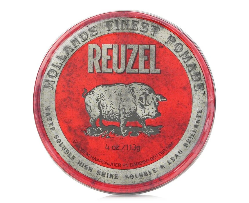 Reuzel Red Pomade (Water Soluble, High Sheen) 113g/4oz