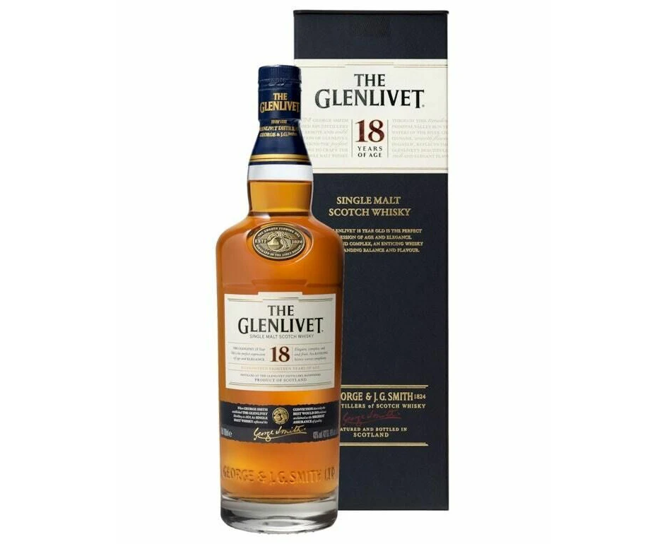 The Glenlivet 18 Year Old Scotch Whisky 700ml