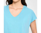 Target Australian Cotton V-Neck Slub T-Shirt