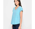 Target Australian Cotton V-Neck Slub T-Shirt