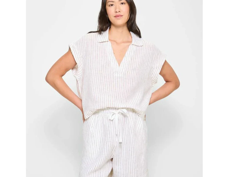 Target European Linen Long Shorts