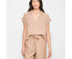 Target European Linen Long Shorts