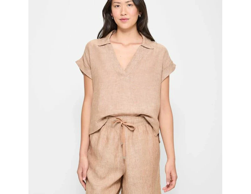 Target European Linen Long Shorts