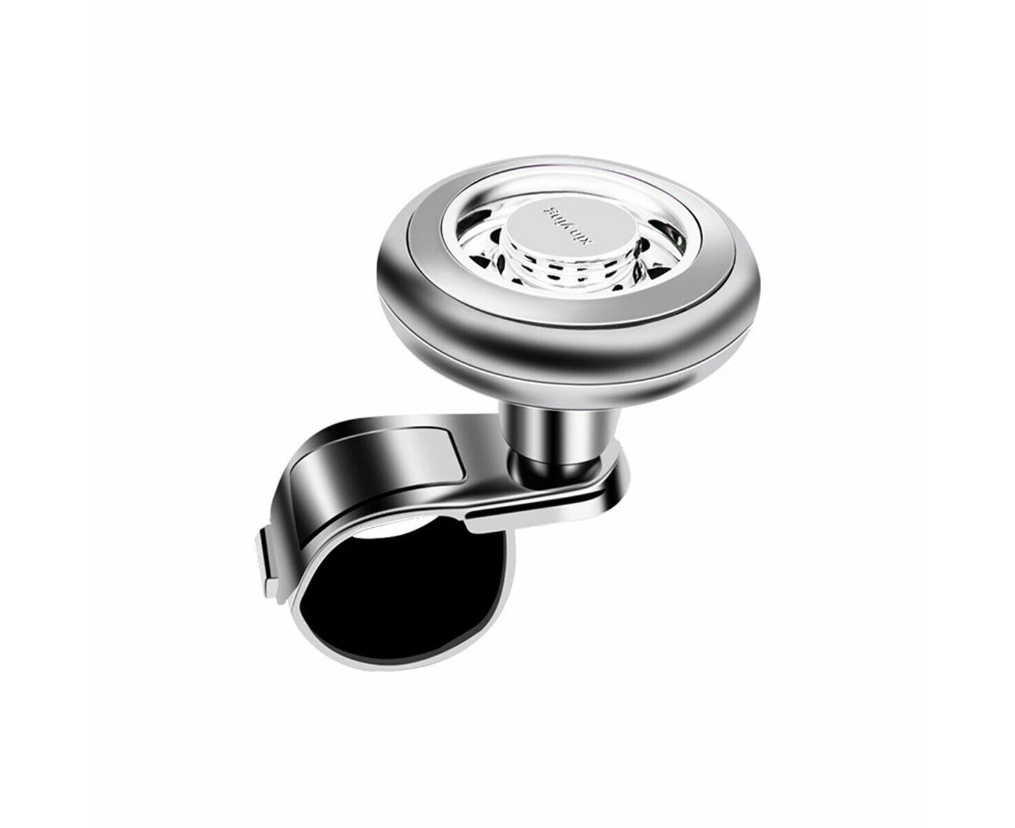 Steering Wheel Spinner Knob Silver Stainless Steel Booster Ball Sturdy