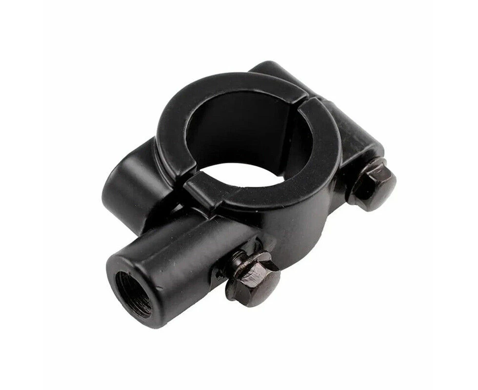 M10 10MM THREAD 1" 22MM HANDLEBAR MOTORCYCLE MIRROR ADAPTER HOLDER MOUNT CLAMP