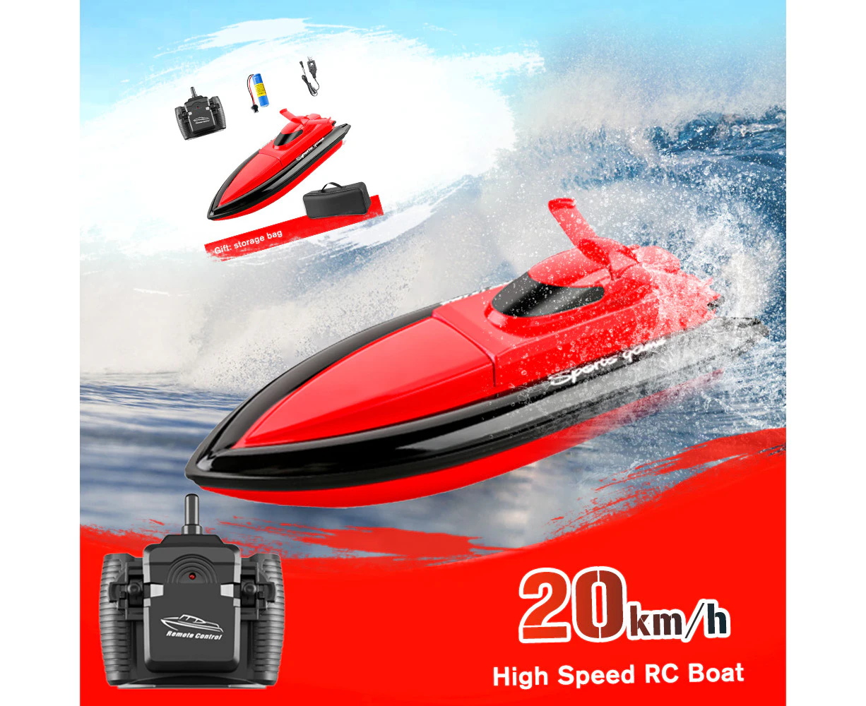 800 Remote Control Boats 2.4G 20km/h RC Boat RC Toy Gift for Kids Boys Girls with Bag