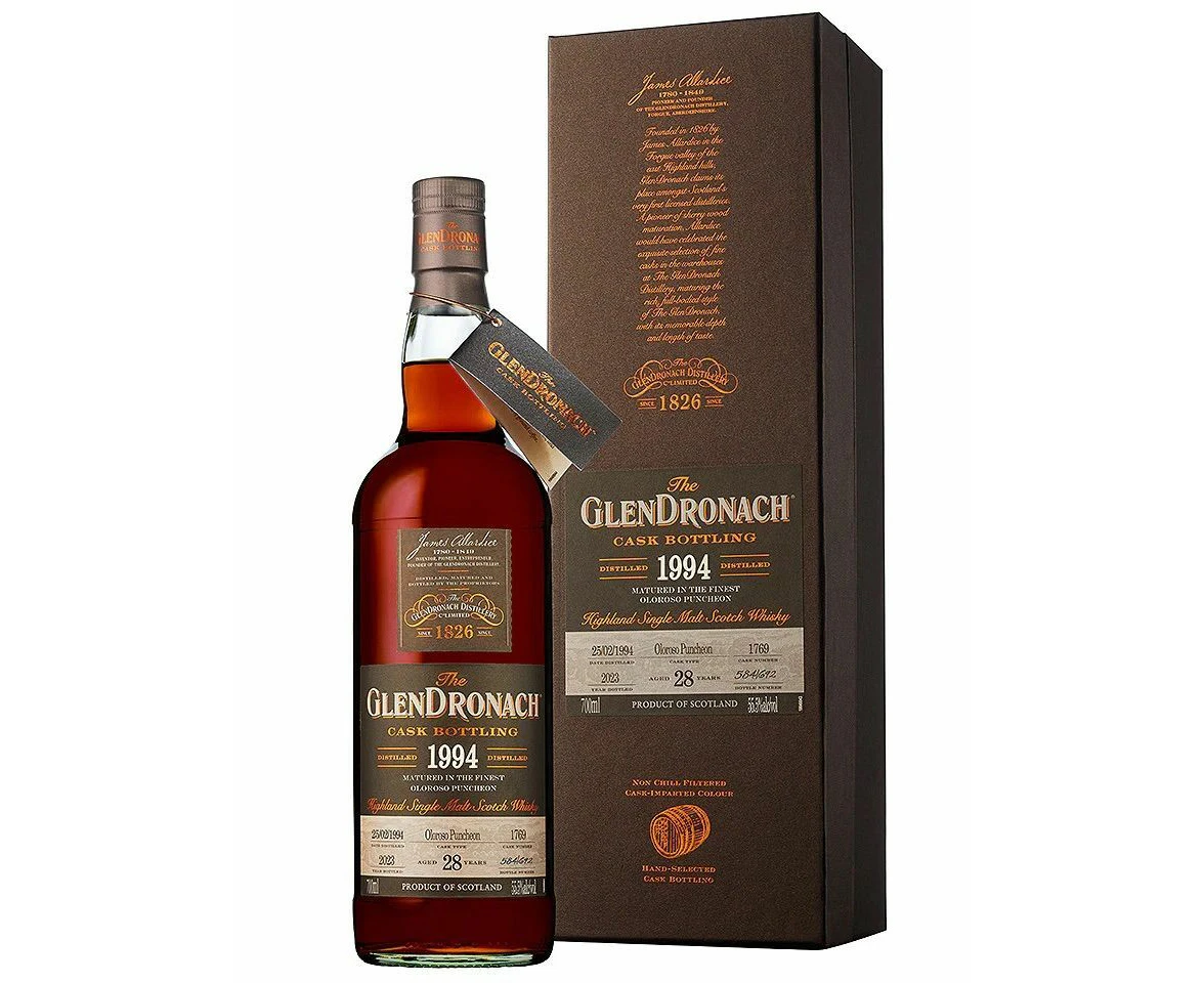 The Glendronach 28Yo 1994 Cask Scotch #1769 55.5% 700ml