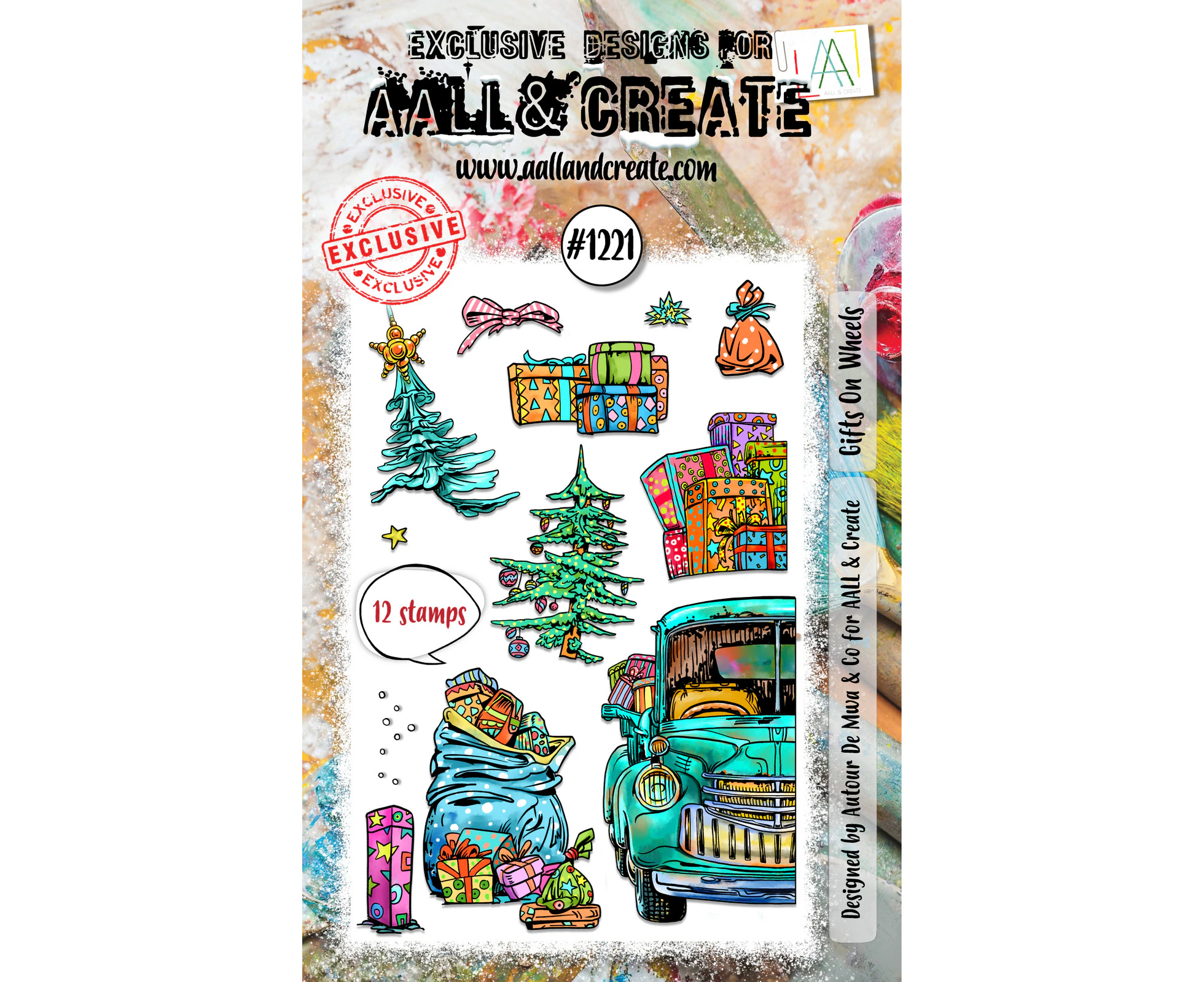 AALL & Create Stamp Set - Gifts on Wheels