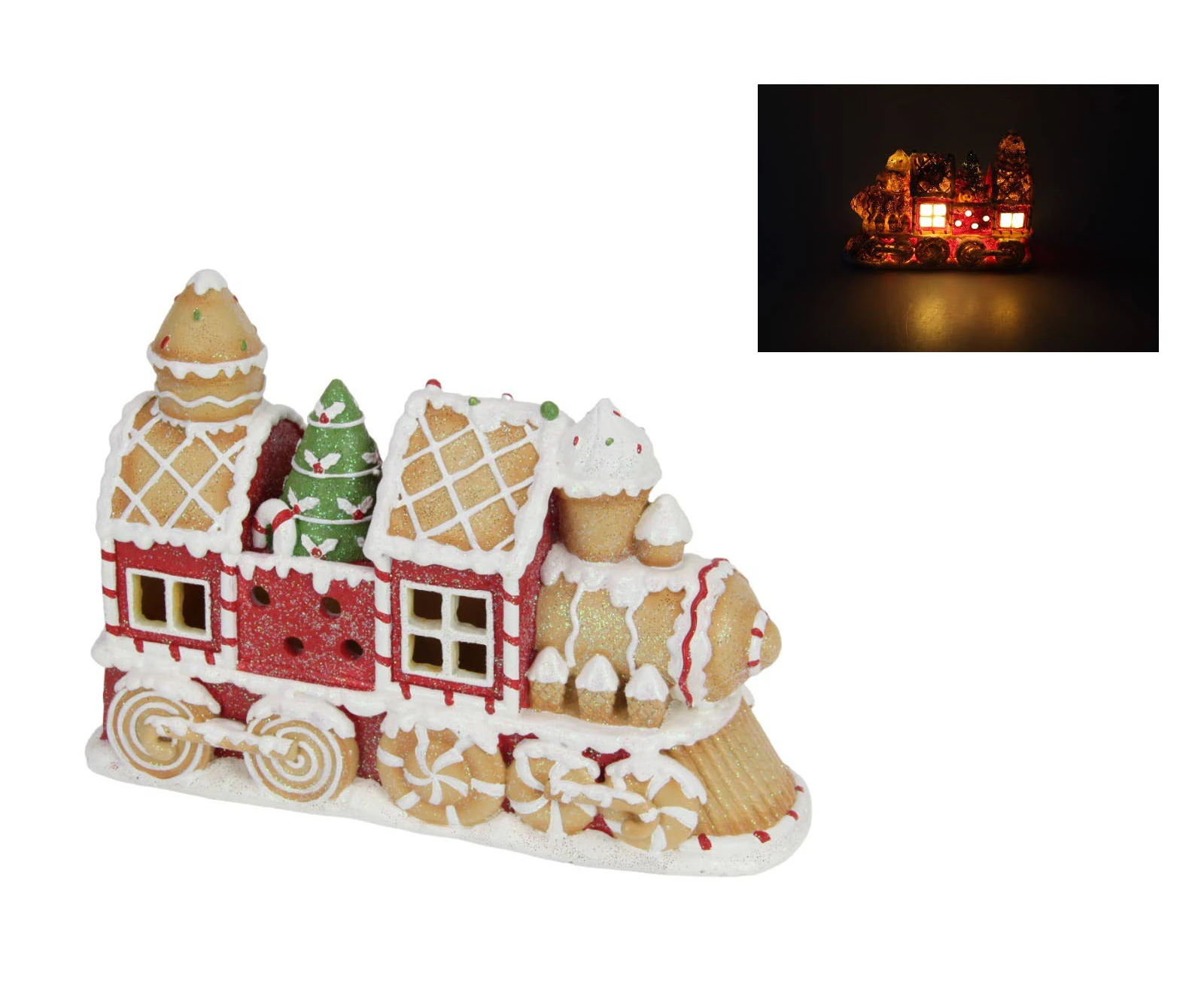 Christmas Train with Light (28 cm) - Christmas Decoration