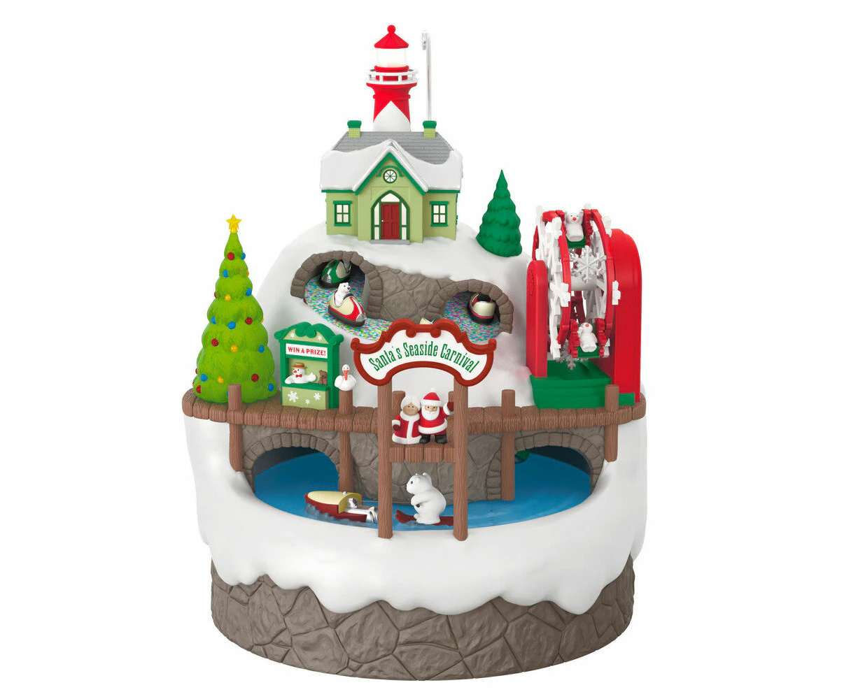 2024 Hallmark Keepsake Ornament - Santa's Seaside Carnival Musical with Light and Motion