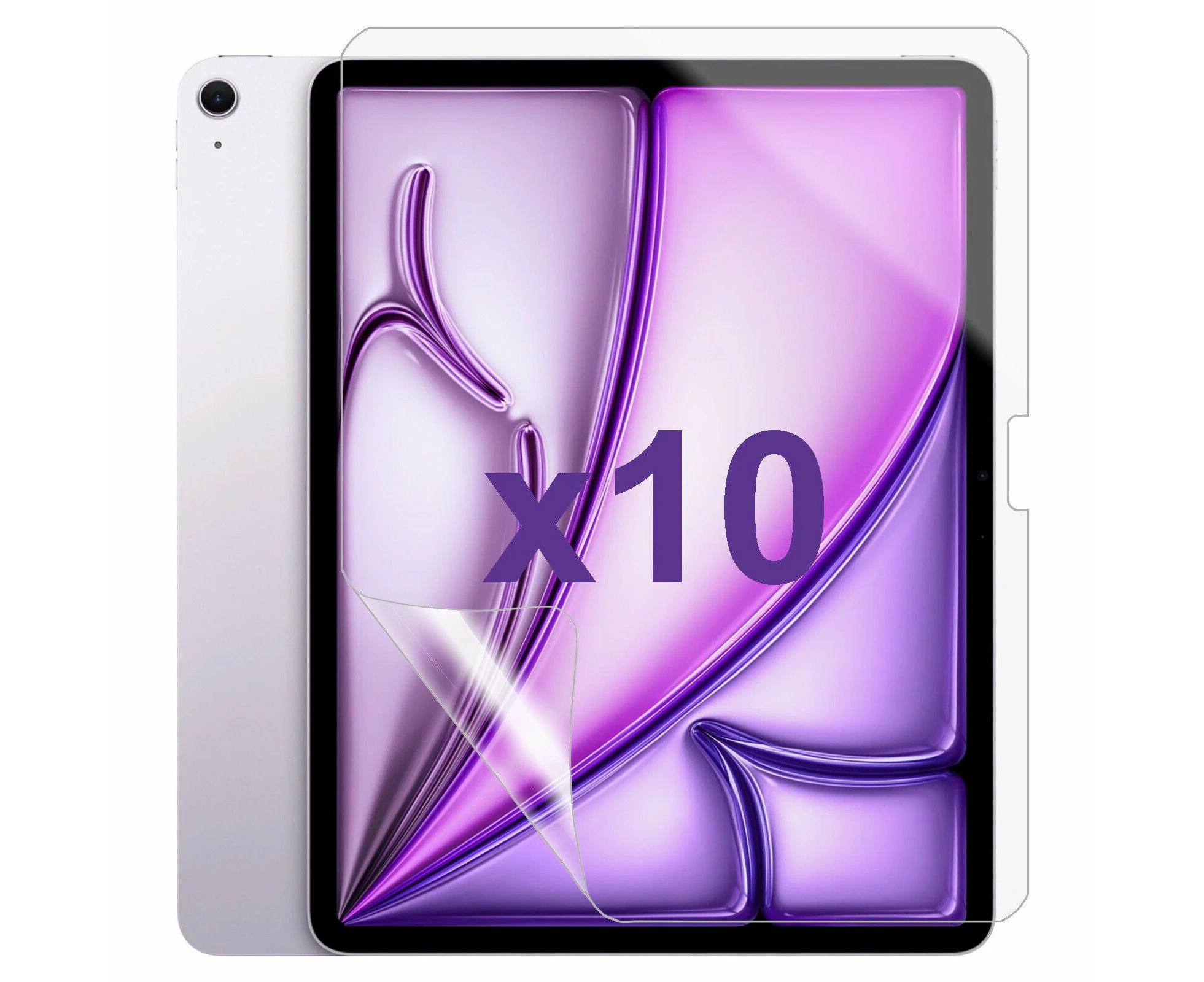 10x Soft Pet Film Screen Protector for Apple iPad Air 13'' 6th Gen 2024 2025 Bulk Guard