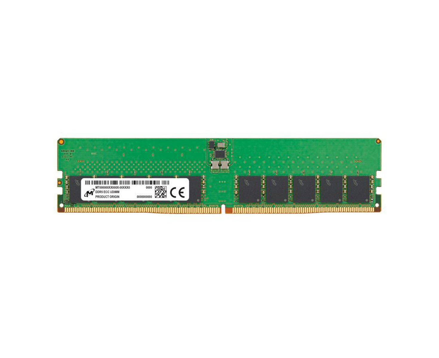 Micron/Crucial 32GB (1x32GB) DDR5 ECC UDIMM 5600MHz CL46 2Rx8 Server Data Center Memory 3yr wty