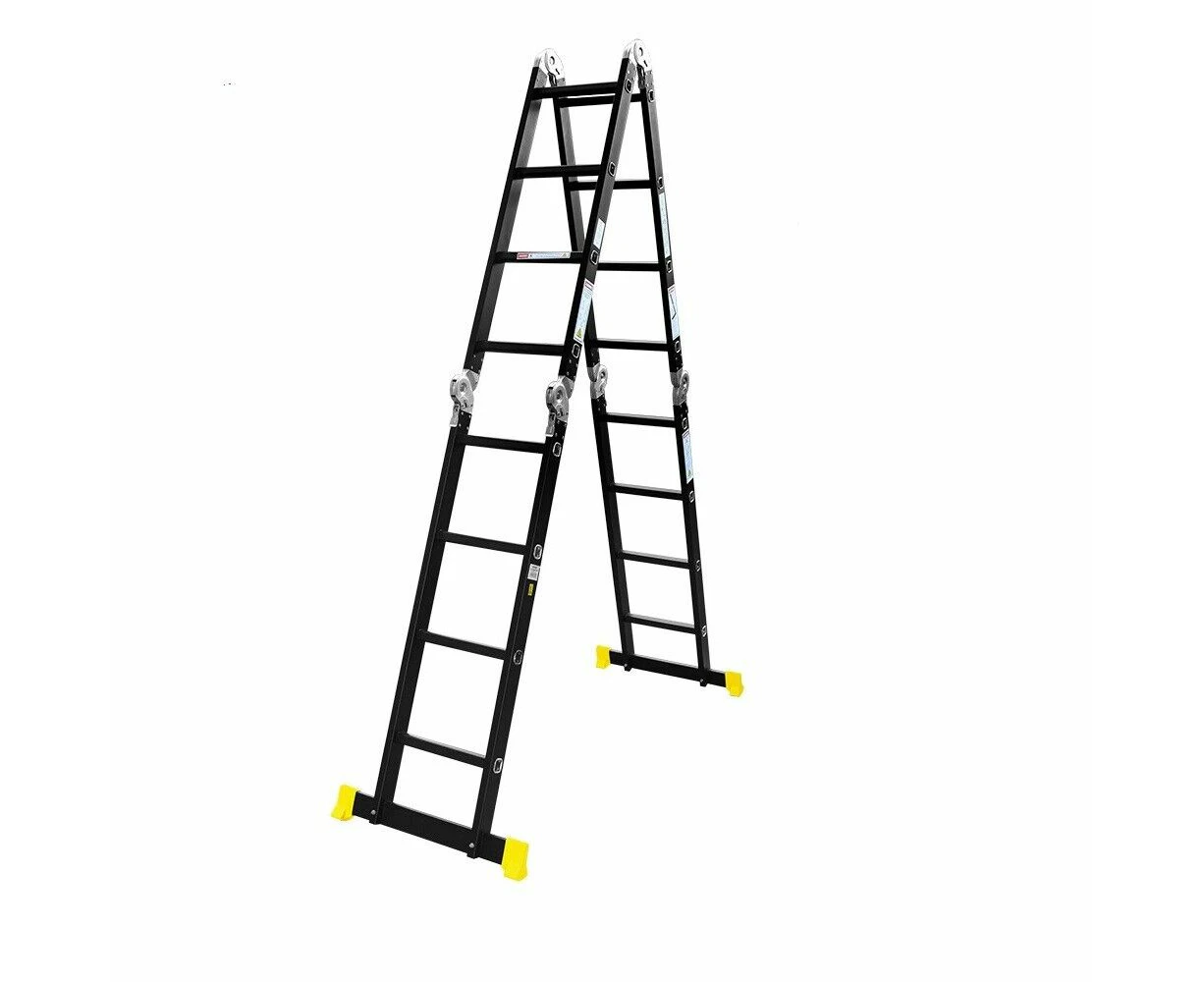 4.7M Multi Purpose Ladder Aluminium Folding Platform Extension Step Non-Slip Au