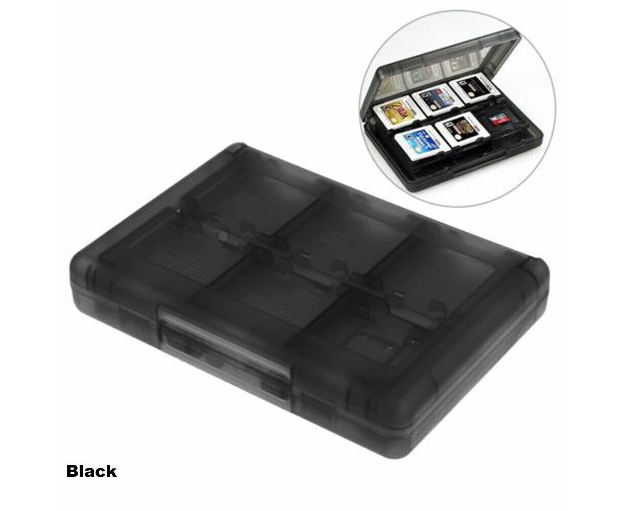 28in1 Game Card Case Holder Cartridge Storage Nintendo 2DS3DS/DSL/DSi/NDXL Black