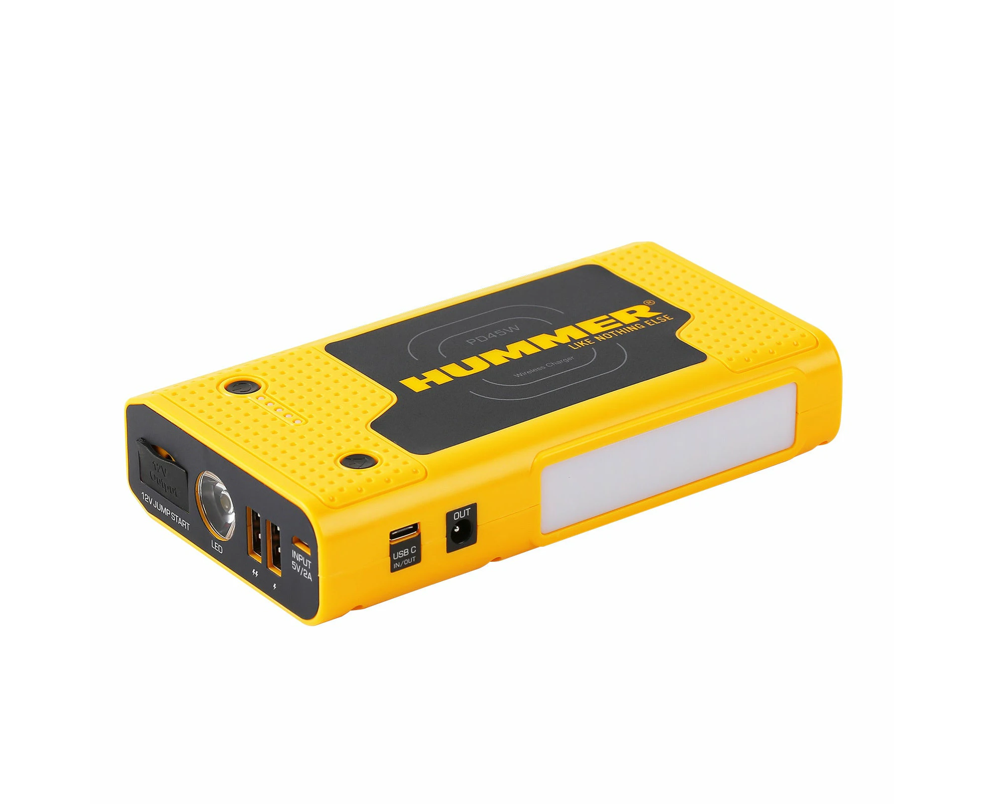 2000a Jump Starter Powerbank Hummer 37000mwh 12v Car Battery Charger Led Hx Pro