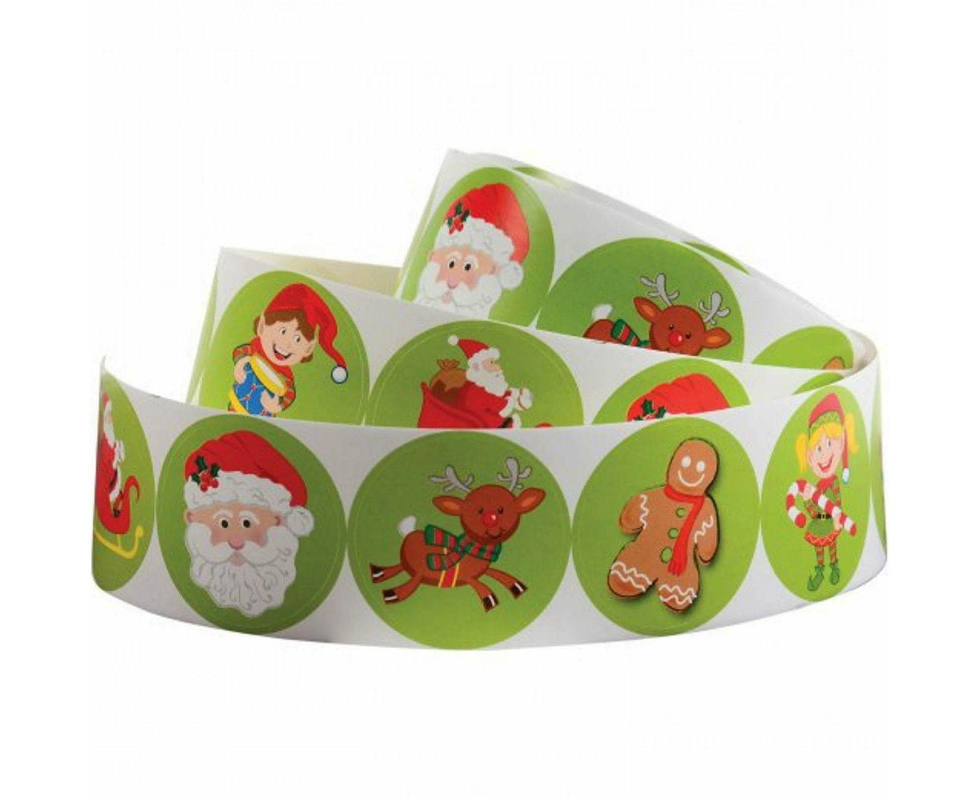 Christmas Stickers (Roll of 100)