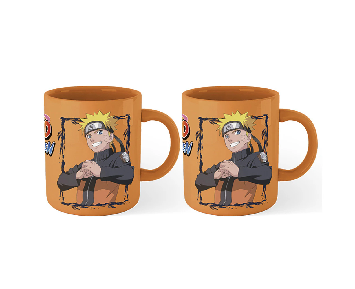 2x Naruto Shippuden Character Art Theme Anime Coffee Mug 300ml