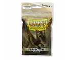 10 Packs Dragon Shield Perfect Fit Smoke Inner Sleeves Standard Size 100 ct