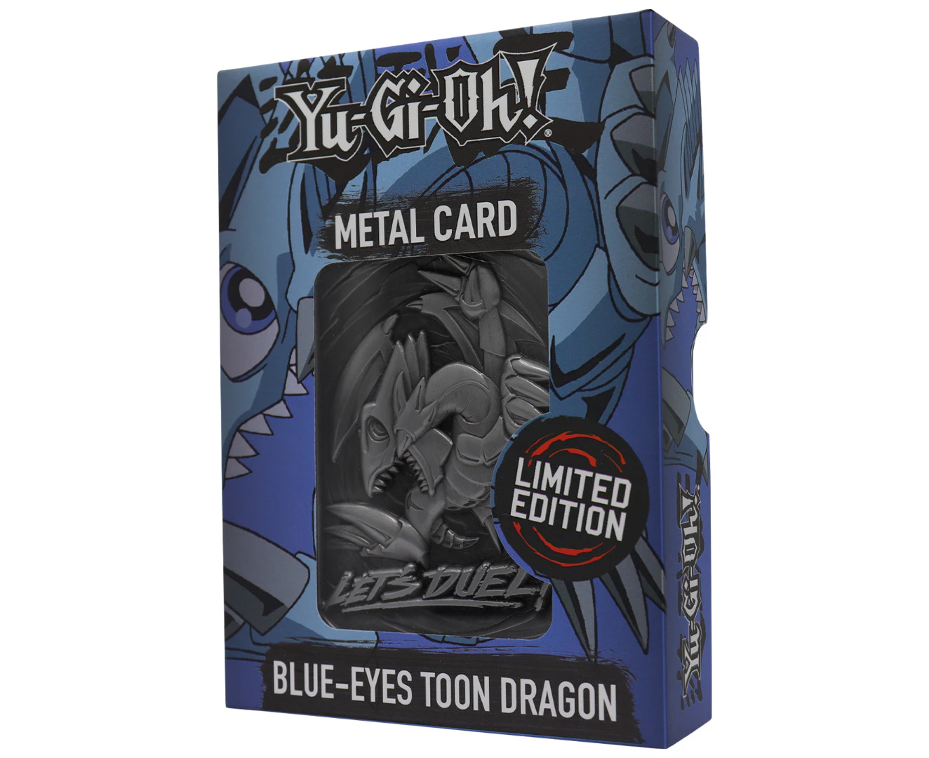 Yu-Gi-Oh! Blue Eyes Toon Dragon Limited Edition Collectible Metal Card