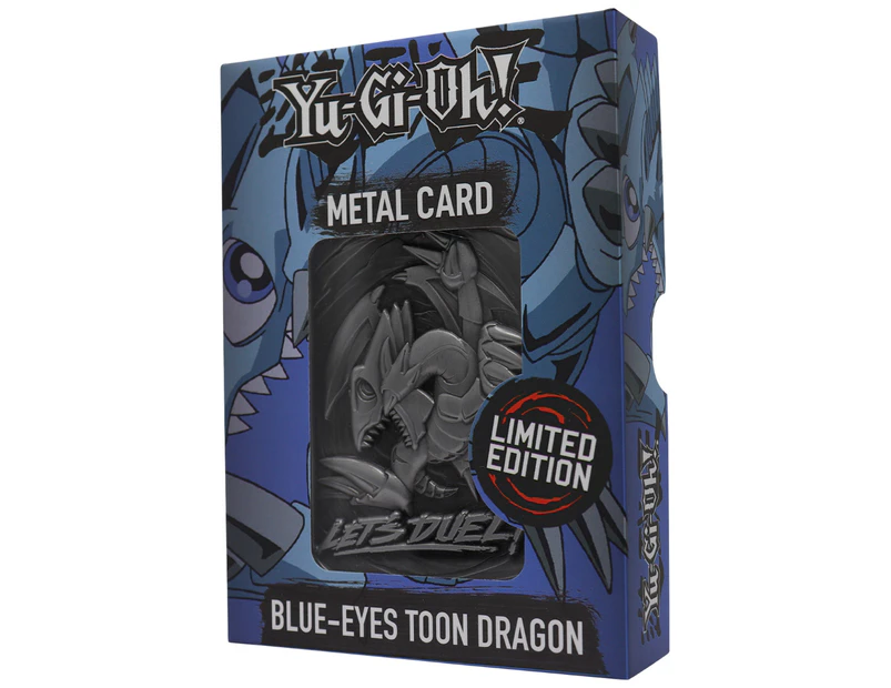 Yu-Gi-Oh! Limited Edition Blue Eyes Toon Dragon Metal Card