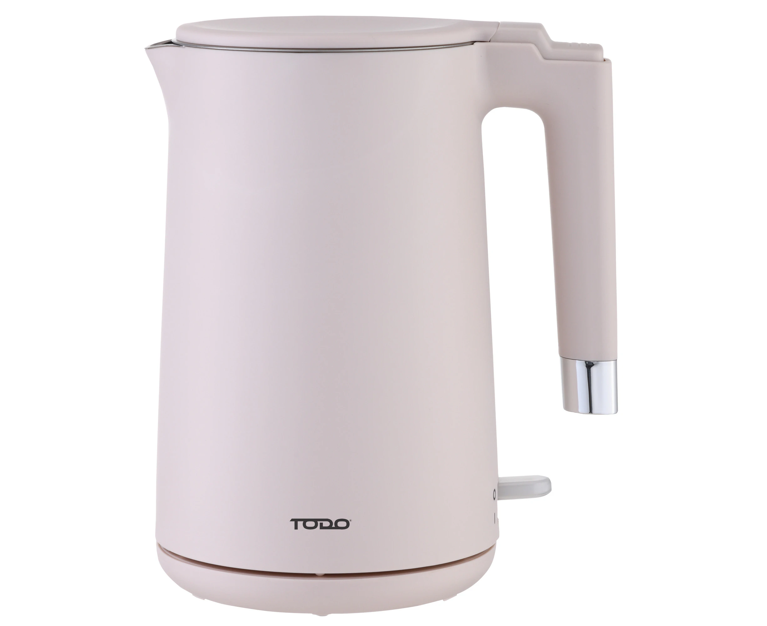 TODO 1.7L Electric Cordless Kettle Stainless Steel SUS304 Inner Jug - Pink