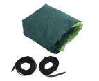 Portable Camping Travel Double Hammock Hanging Bed With Tree Strap (Light Green + Dark Green)