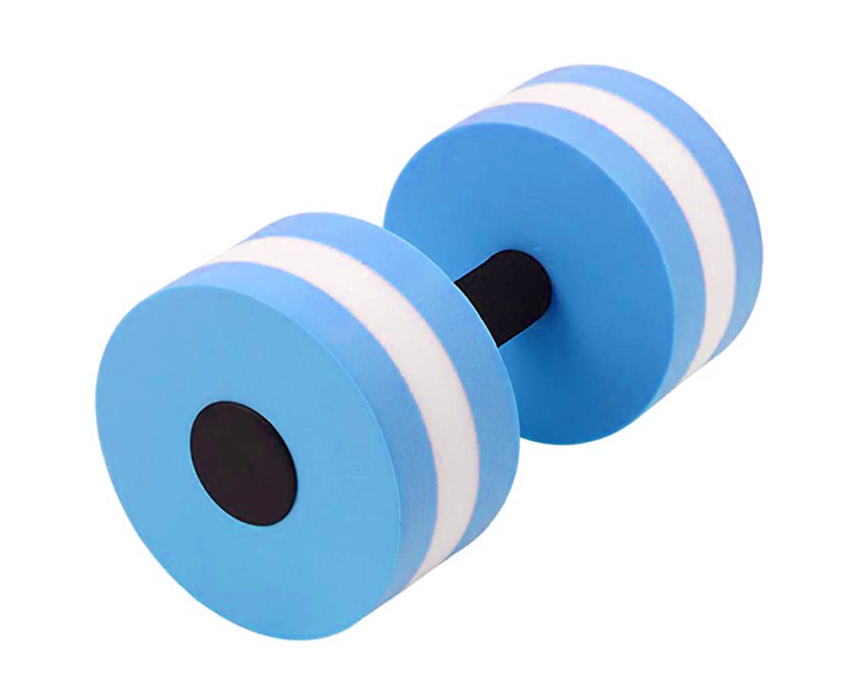 Aquatic Exercise Dumbbells Weight Foam Dumbbells For Water Fitness Pool Exercises-Blue