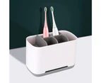 Electric Toothbrush Holder Bathroom Caddy Storage Multifunction Organizer Grey