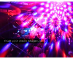 Sound Activated Party Lights Disco Ball Party Decorations 3W RGB LED Light Show Music Activated DJ Light