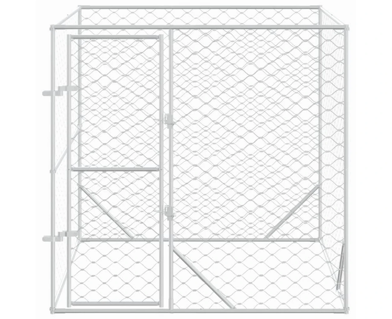 Outdoor Dog Kennel Large Puppy Pet Dog Cage House Playpen Large Metal 2 x 2 x 2m