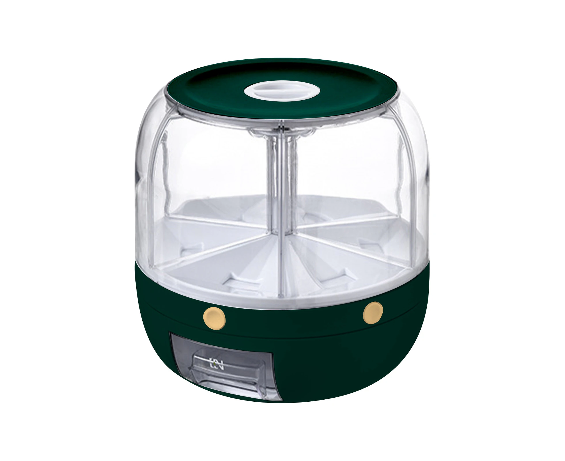 Viviendo 360 Degree Rotating Rice Cereal Dispenser Storage Container - Green