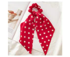 6 Pcs Hair Scrunchies Chiffon Scarf Hair Ties Elastic Hair Bands