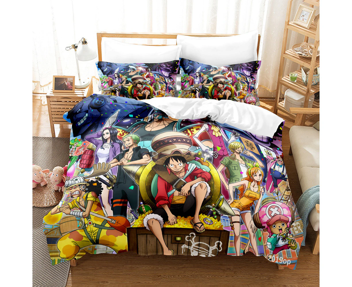 One Piece Bedding Set, 3D Printing, Quilt Cover Suit, Soft Microfiber, Duvet Cover, Bed Sheet