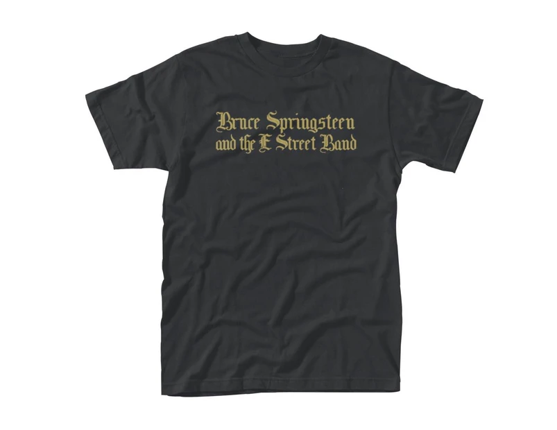 Bruce Springsteen & The E Street Band Unisex Adult Motorcycle Guitar T-Shirt (Black) - PH2692