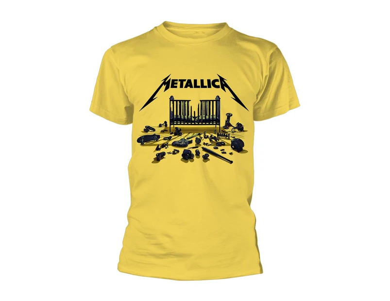 Metallica Unisex Adult 72 Seasons Simplified Cover T-Shirt (Yellow) - PH3287