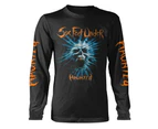 Six Feet Under Unisex Adult Haunted Long-Sleeved T-Shirt (Black) - PH2037