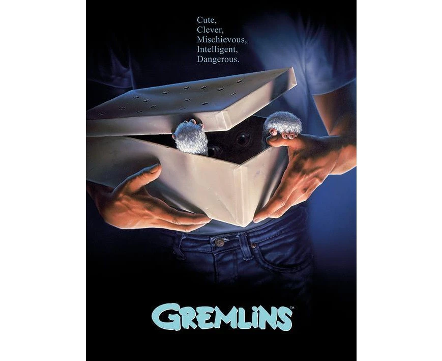 Gremlins Poster Gizmo Canvas Print (Multicoloured) - PM9329