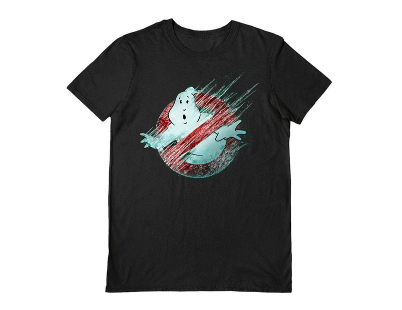 Ghostbusters: Frozen Empire Unisex Adult Logo T-Shirt (Black) - PM10600