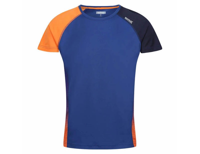 Regatta Mens Corballis T-Shirt (New Royal/Persimmon) - RG10367