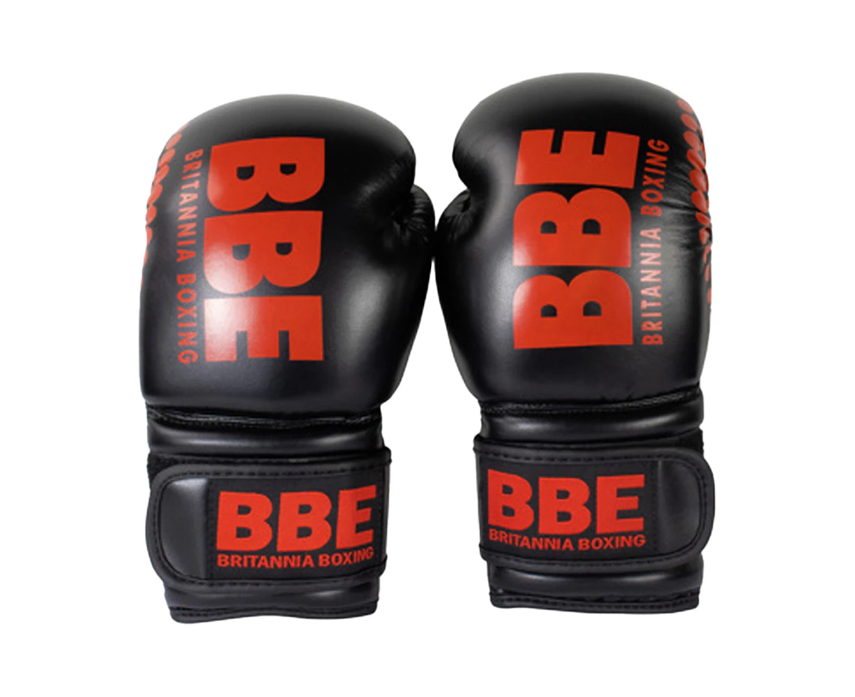 BBE Unisex Adult Boxing Training Gloves (Black/Red) - RD3410